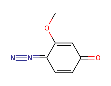 Molecular Structure of 105114-23-6 (4-diazo-3-methoxy-2,5-cyclohexadien-1-one)