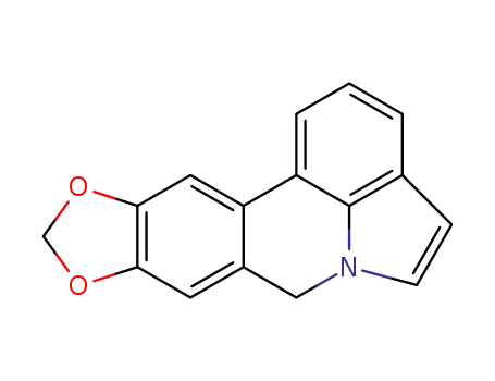 Molecular Structure of 212-38-4 (7H-1,3-Dioxolo-4,5-j-pyrrolo-3,2,1-de-phenanthridine)