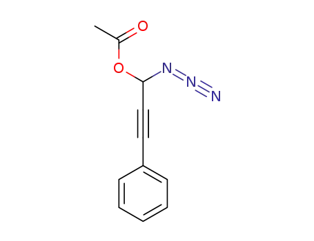 1-azido-3-phenylprop-2-ynyl acetate