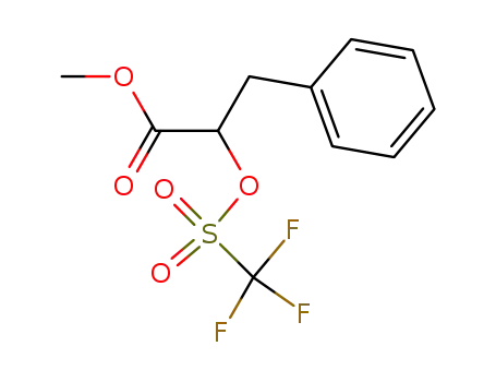 Benzenepropanoic acid, a-[[(trifluoromethyl)sulfonyl]oxy]-, methyl ester
