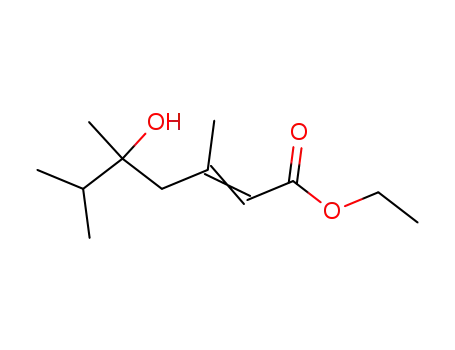 (Z)-5-Hydroxy-3,5,6-trimethyl-hept-2-enoic acid ethyl ester