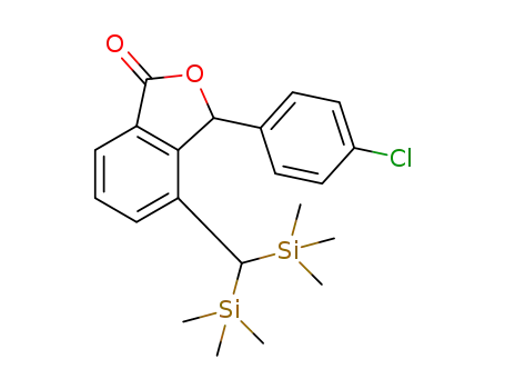 4-(bis(trimethylsilyl)methyl)-3-(4-chlorophenyl)isobenzofuran-1(3H)-one