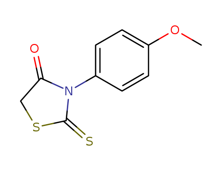 3-(4-Methoxyphenyl)-2-thioxo-1,3-thiazolidin-4-one cas  5350-09-4