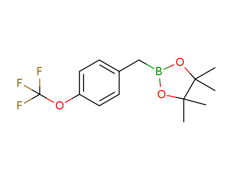 Molecular Structure of 872038-32-9 (4-(TRIFLUOROMETHOXY)BENZYLBORONIC ACID &)