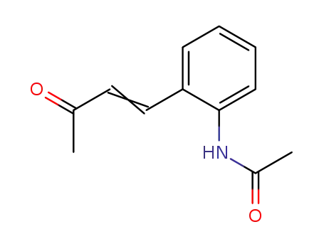 Molecular Structure of 72592-66-6 (N-[2-((E)-3-Oxo-but-1-enyl)-phenyl]-acetamide)