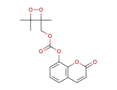 Carbonic acid 2-oxo-2H-chromen-8-yl ester 3,4,4-trimethyl-[1,2]dioxetan-3-ylmethyl ester
