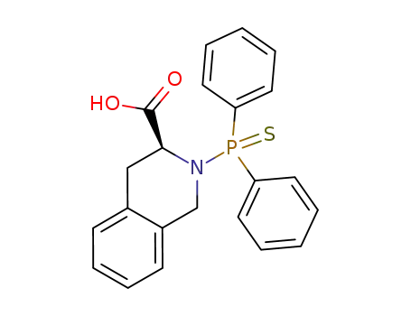 (S)-2-(Diphenyl-phosphinothioyl)-1,2,3,4-tetrahydro-isoquinoline-3-carboxylic acid