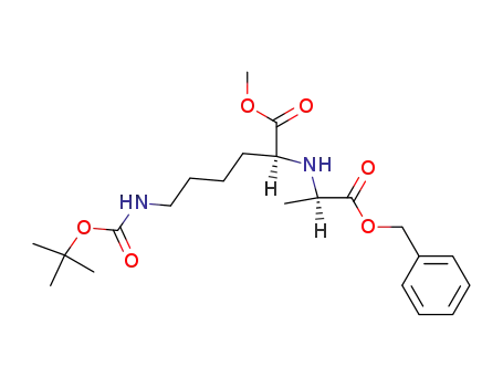 (S)-2-((R)-1-Benzyloxycarbonyl-ethylamino)-6-tert-butoxycarbonylamino-hexanoic acid methyl ester