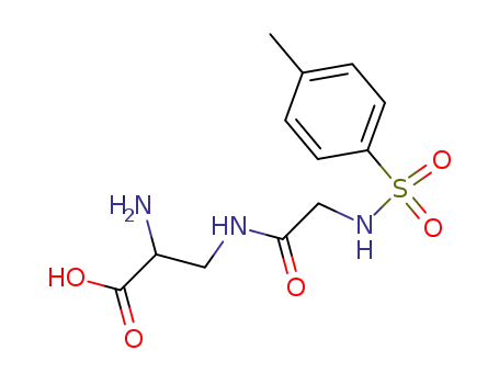 2-amino-3-{[<i>N</i>-(toluene-4-sulfonyl)-glycyl]-amino}-propionic acid