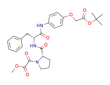 {(S)-2-[(R)-1-(4-tert-Butoxycarbonylmethoxy-phenylcarbamoyl)-2-phenyl-ethylcarbamoyl]-pyrrolidin-1-yl}-oxo-acetic acid methyl ester