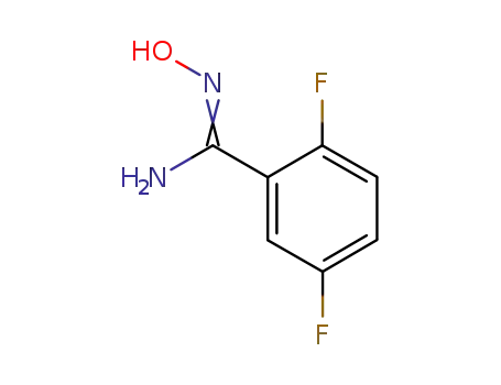 Molecular Structure of 885957-32-4 (2,5-DIFLUORO-N-HYDROXY-BENZAMIDINE)