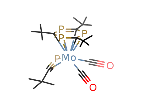 Mo(η(6)-2,4,6-tri-tert-butyl-1,3,5-phosphabenzene)(tert-butylphosphaacetylene)(CO)2