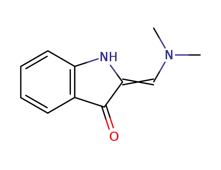 Molecular Structure of 133593-42-7 (3H-Indol-3-one, 2-[(dimethylamino)methylene]-1,2-dihydro-)