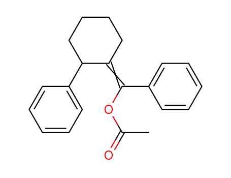 1-Phenyl-2-<α-acetoxy-benzyliden>-cyclohexan