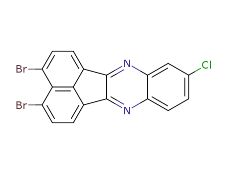 3,4-dibromo-9-chloro-acenaphtho[1,2-<i>b</i>]quinoxaline