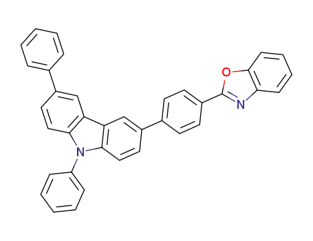 3-[4-(benzoxazol-2-yl)phenyl]-6,9-diphenyl-9H-carbazole