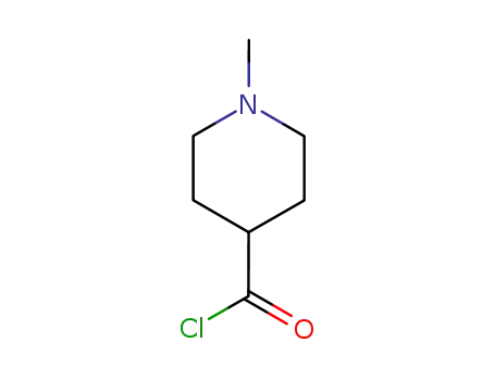 Molecular Structure of 41776-24-3 (4-Piperidinecarbonyl chloride, 1-methyl- (9CI))