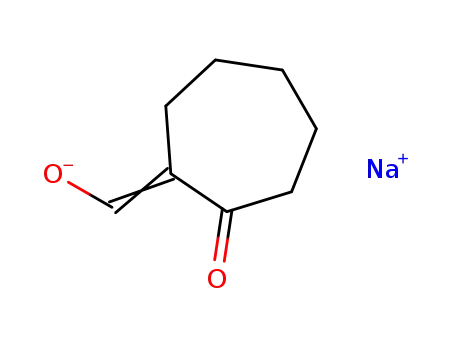 Cycloheptanone, 2-(hydroxymethylene)-, sodium salt