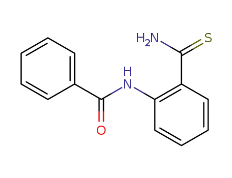 Molecular Structure of 59525-06-3 (Benzamide, N-[2-(aminothioxomethyl)phenyl]-)