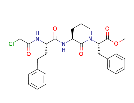 L-Phenylalanine,(alphaS)-alpha-[(2-chloroacetyl)amino]benzenebutanoyl-L-leucyl-, methyl ester
