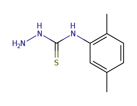 Molecular Structure of 64374-53-4 (N-(2,5-DIMETHYLPHENYL)HYDRAZINECARBOTHIOAMIDE)