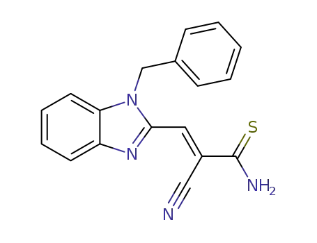 (E)-3-(1-benzyl-1H-benzimidazol-2-yl)-2-cyanoprop-2-ene-thioamide