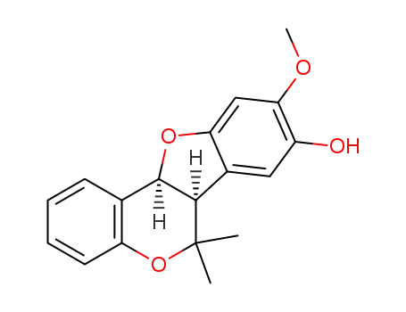 (6aR,11aS)-9-Methoxy-6,6-dimethyl-6a,11a-dihydro-6H-benzo[4,5]furo[3,2-c]chromen-8-ol