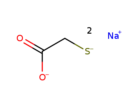 Molecular Structure of 16023-01-1 (disodium sulphidoacetate)