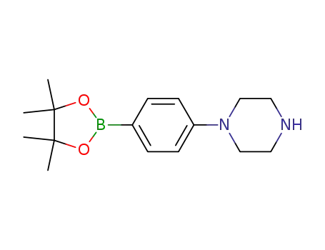 1-(4-(4,4,5,5-Tetramethyl-1,3,2-dioxaborolan-2-yl)phenyl)piperazine