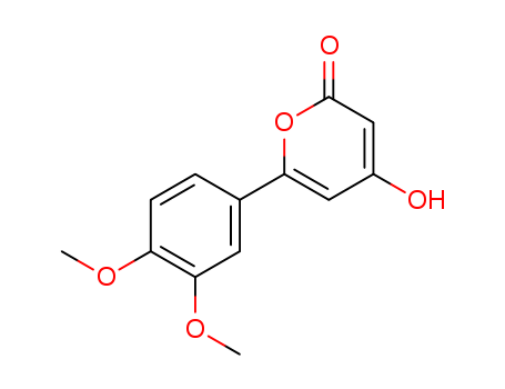 Molecular Structure of 194937-70-7 (2H-Pyran-2-one, 6-(3,4-dimethoxyphenyl)-4-hydroxy-)