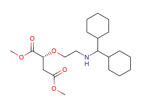 (R)-2-{2-[(1,1-dicyclohexylmethyl)amino]ethoxy}-succinic acid dimethyl ester