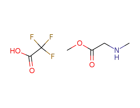 Trifluoro-acetic acid; compound with methylamino-acetic acid methyl ester