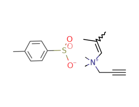 [NMe<sub>2</sub>(2-propynyl)(CH=C(CH<sub>3</sub>)2)][OTS]