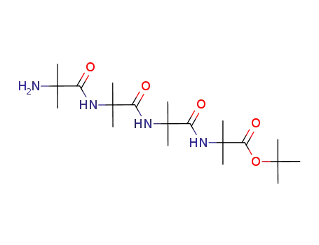 Alanine,
2-methyl-N-[2-methyl-N-[2-methyl-N-(2-methylalanyl)alanyl]alanyl]-,
1,1-dimethylethyl ester