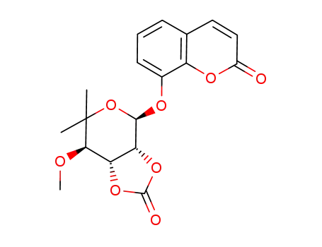 8-(7-methoxy-6,6-dimethyl-2-oxo-tetrahydro-3aH-[1,3]dioxolo[4,5-c]pyran-4-yloxy)-chromen-2-one