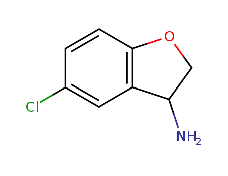 Molecular Structure of 769-21-1 (5-CHLORO-2,3-DIHYDRO-BENZOFURAN-3-YLAMINE)