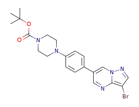 tert-butyl 4-(4-(3-broMopyrazolo[1,5-a]pyriMidin-6-yl)phenyl)piperazine-1-carboxylate