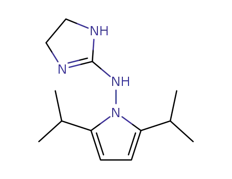 Molecular Structure of 55959-72-3 (1H-Imidazol-2-amine,
N-[2,5-bis(1-methylethyl)-1H-pyrrol-1-yl]-4,5-dihydro-)