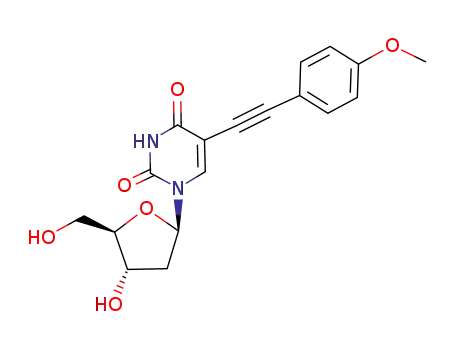 5-(4-methoxyphenylethynyl)-2'-deoxyuridine
