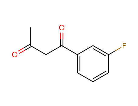 Molecular Structure of 76691-35-5 (1,3-Butanedione, 1-(3-fluorophenyl)-)