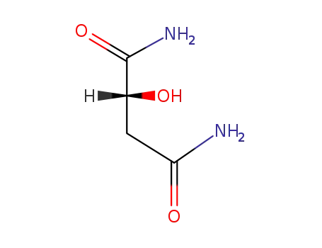 Molecular Structure of 41190-34-5 (ButanediaMide, 2-hydroxy-, (2R)-)