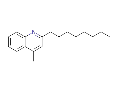Molecular Structure of 138480-50-9 (Quinoline, 4-methyl-2-octyl-)
