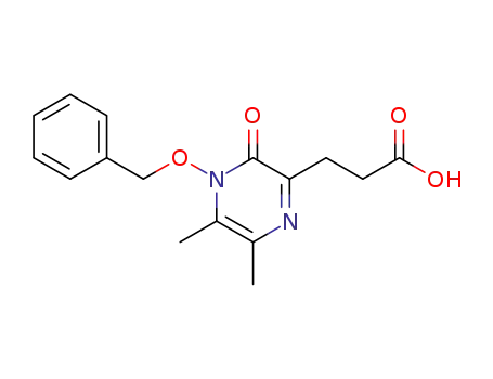 Pyrazinepropanoic acid,
3,4-dihydro-5,6-dimethyl-3-oxo-4-(phenylmethoxy)-