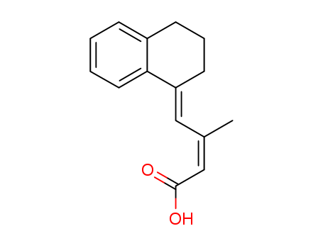 2-Butenoic acid, 4-(3,4-dihydro-1(2H)-naphthalenylidene)-3-methyl-, (2Z,4E)-