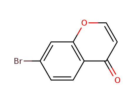 Molecular Structure of 168759-60-2 (7-Bromo-4H-chromen-4-one)