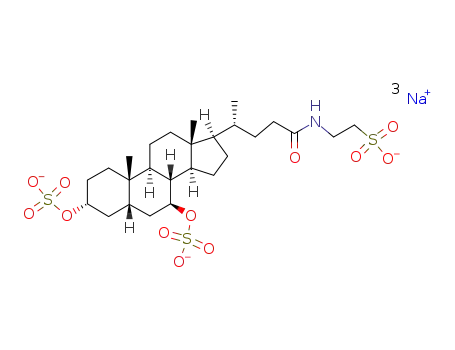 Molecular Structure of 72732-24-2 (Cholane ethanesulfonic acid deriv.)