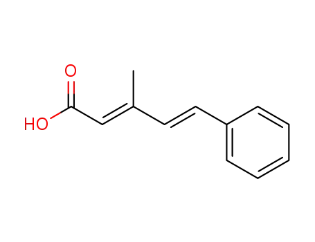 3-Methyl-5-phenyl-pentadienoic acid (2,4-trans)