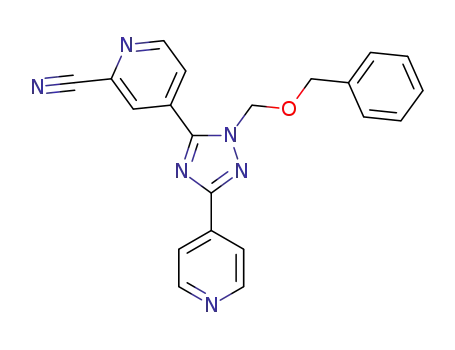 2-Pyridinecarbonitrile,
4-[1-[(phenylmethoxy)methyl]-3-(4-pyridinyl)-1H-1,2,4-triazol-5-yl]-