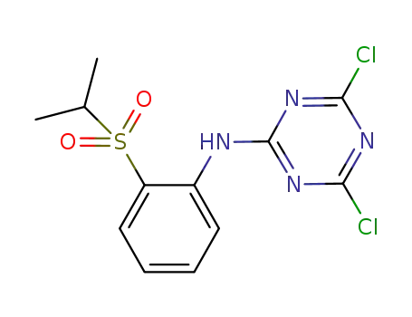 4,6-dichloro-N-[2-(propane-2-sulfonyl)phenyl]-1,3,5-triazin-2-amine