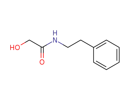 Molecular Structure of 4846-84-8 (Acetamide, 2-hydroxy-N-(2-phenylethyl)-)